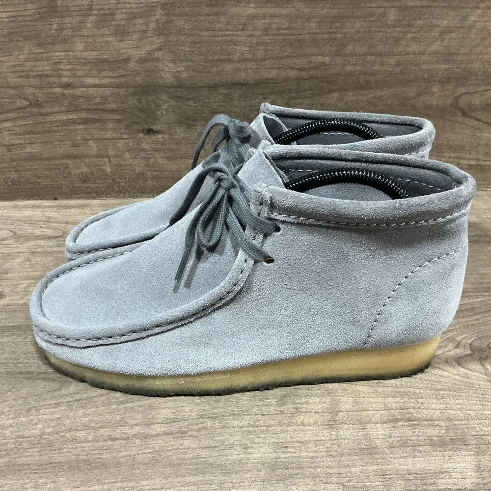 Clarks Wallabees Stinson Hi Suede Ankle Dress Casual Boots Chukka Size 7.5M